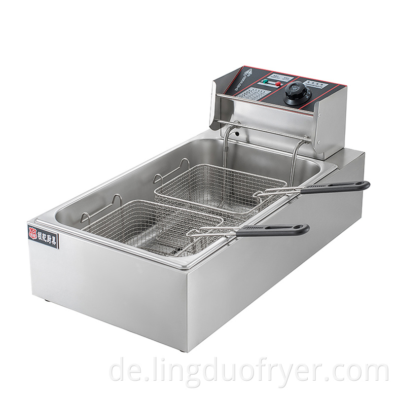 12l Double Baskets Electric Fryer Right